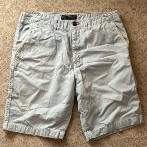 American Eagle Steel Blue Longboard Shorts, size 38